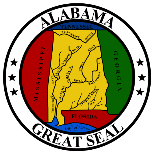 Image showing the state seal of Alabama