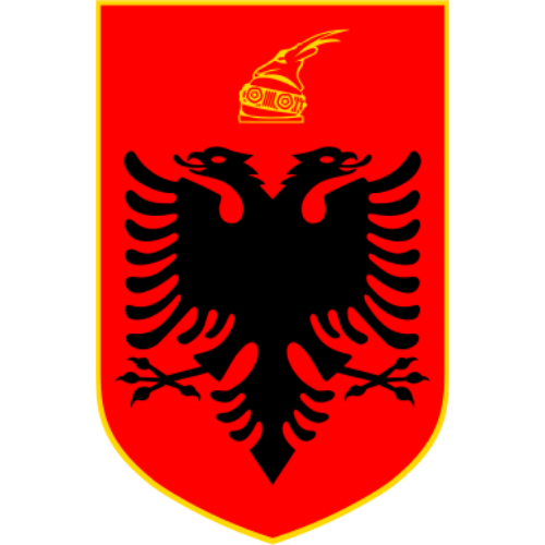 Image showing the big size coat of arms or embelem of Albania