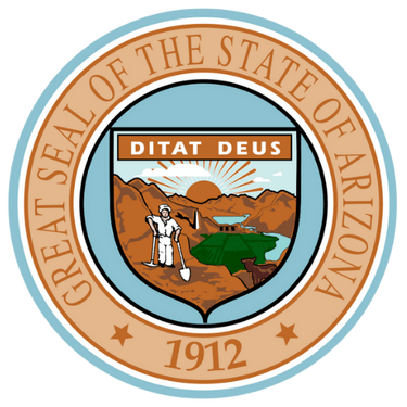 Image showing the state seal of Arizona