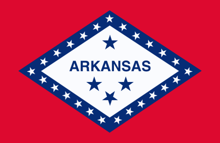 Image illustrating the flag of Arkansas