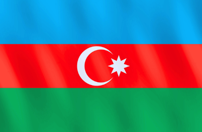 Image illustrating the flag of Azerbaijan