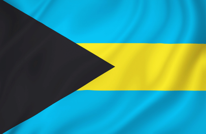 Image illustrating the flag of Bahamas