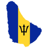 Pictorial representation of map of Barbados