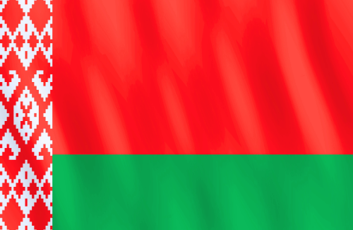 Image illustrating the big size flag of Belarus