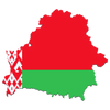 Pictorial representation of map of Belarus