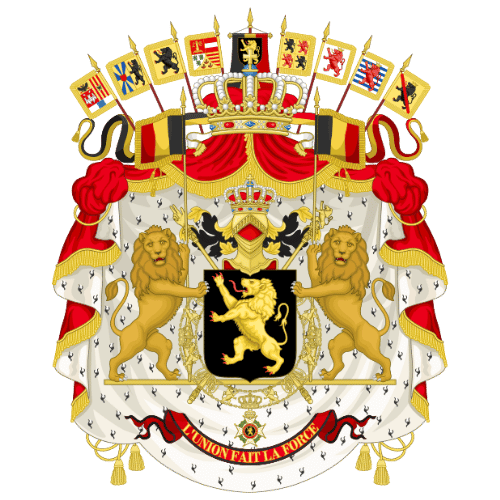 Image showing the big size coat of arms or embelem of Belgium