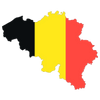 Pictorial representation of map of Belgium