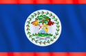 Image illustrating the flag of Belize