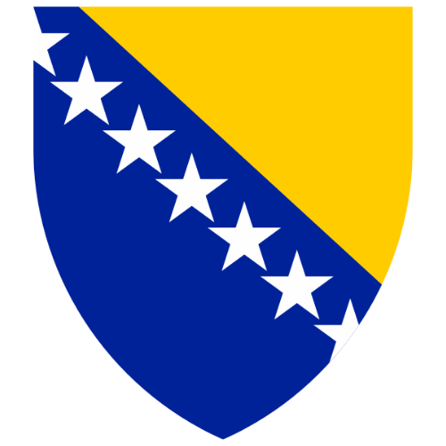 Image showing the big size coat of arms or embelem of Bosnia and Herzegovina