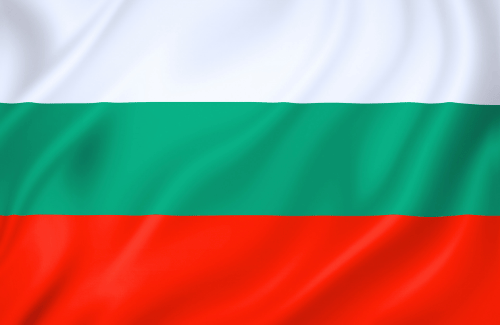 Image illustrating the big size flag of Bulgaria