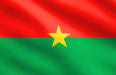 Image illustrating the flag of Burkina Faso