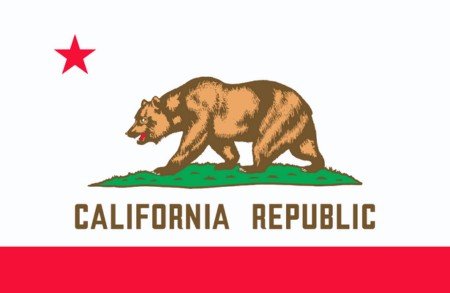 Image illustrating the flag of California