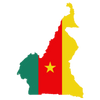 Pictorial representation of map of Cameroon