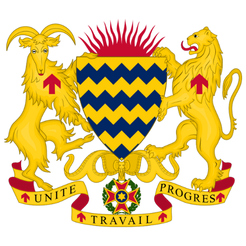 Image showing the big size coat of arms or embelem of Chad