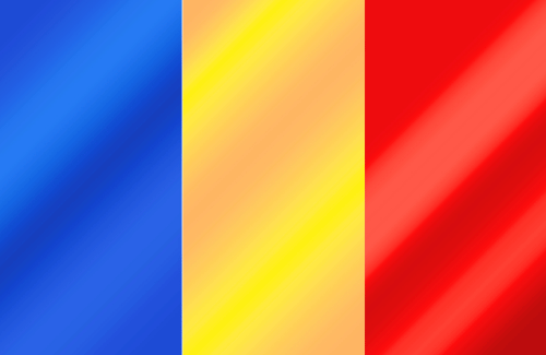 Image illustrating the big size flag of Chad