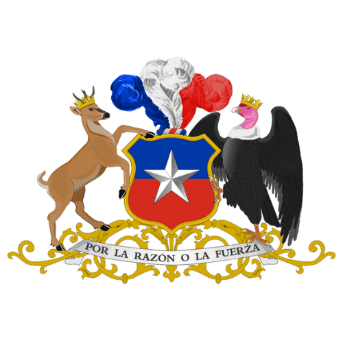 Image showing the big size coat of arms or embelem of Chile