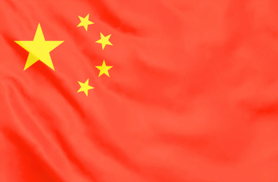 Image illustrating the flag of China