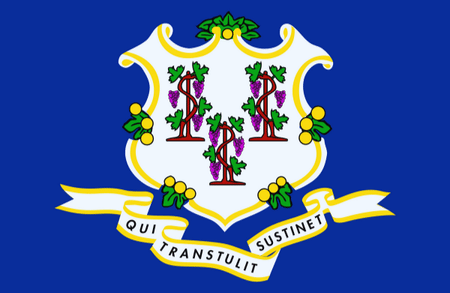 Image illustrating the flag of Connecticut