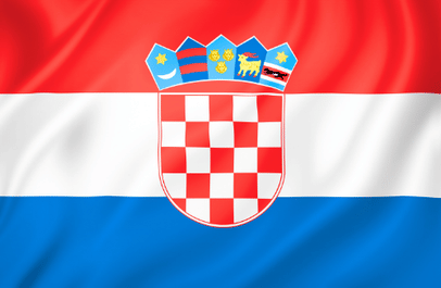 Image illustrating the flag of Croatia