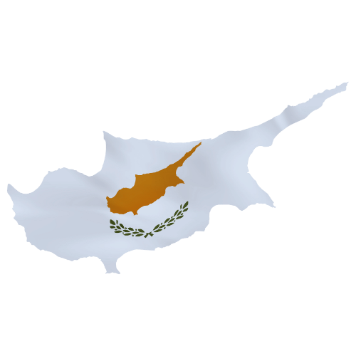 Pictorial representation of big size map of Cyprus