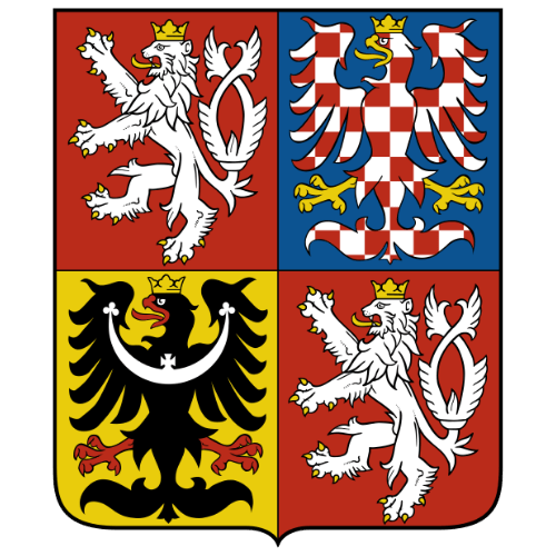 Image showing the big size coat of arms or embelem of Czech Republic