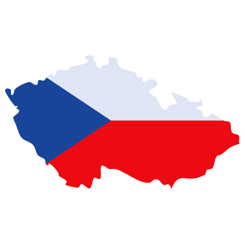 Pictorial representation of big size map of Czech Republic