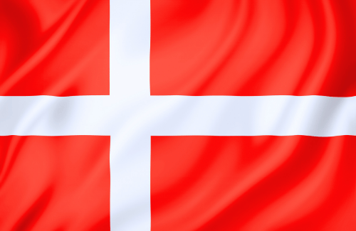 Image illustrating the big size flag of Denmark