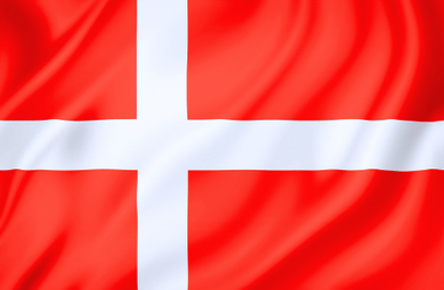 Image illustrating the flag of Denmark