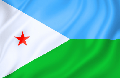 Image illustrating the flag of Djibouti