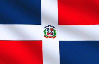 Image illustrating the flag of Dominican Republic