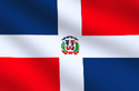 Image illustrating the flag of Dominican Republic