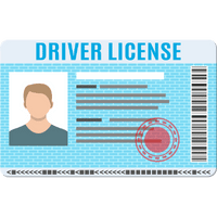 Image Describing Driving License Fees