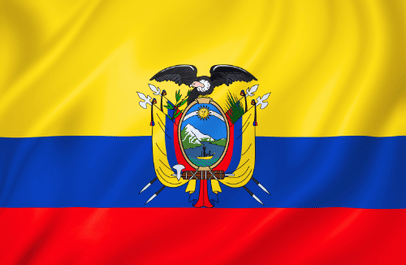 Image illustrating the flag of Ecuador