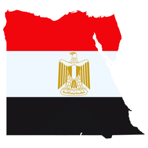 Pictorial representation of big size map of Egypt