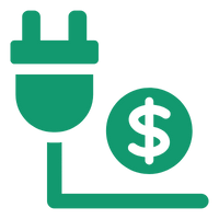 Image Describing Electricity Cost per month