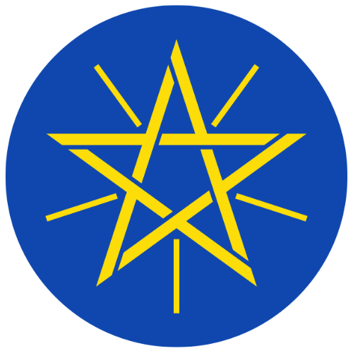 Image showing the big size coat of arms or embelem of Ethiopia