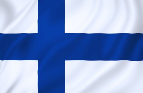 Image illustrating the big size flag of Finland