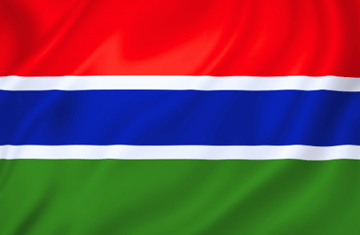 Image illustrating the flag of Gambia