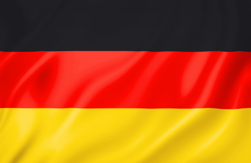 Image illustrating the big size flag of Germany