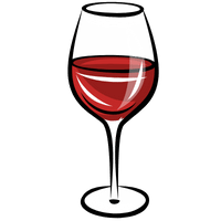 Image Describing cost of Glass of Wine