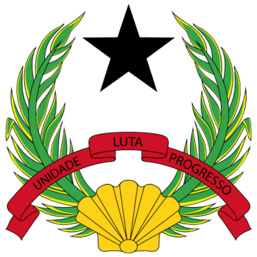 Image showing the big size coat of arms or embelem of Guinea-Bissau