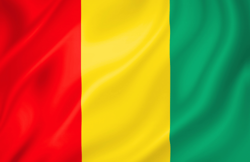 Image illustrating the big size flag of Guinea