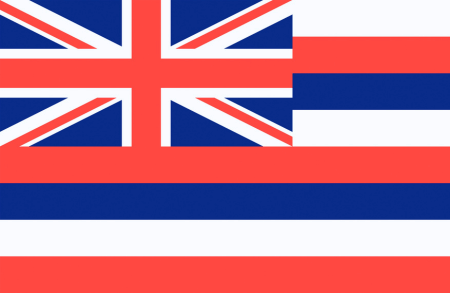 Image illustrating the flag of Hawaii