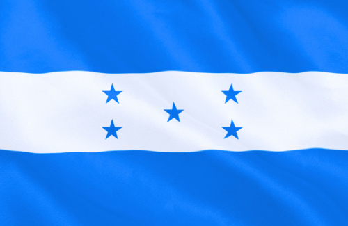 Image illustrating the big size flag of Honduras