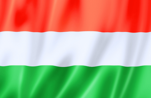 Image illustrating the big size flag of Hungary