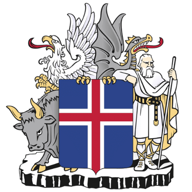 Image showing the coat of arms of Iceland