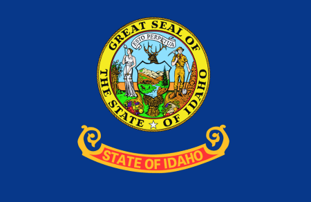 Image illustrating the flag of Idaho