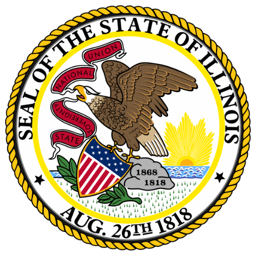 Image showing the state seal of Illinois