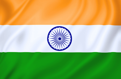 Image illustrating the flag of India