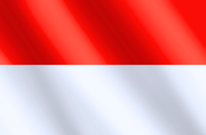 Image illustrating the flag of Indonesia